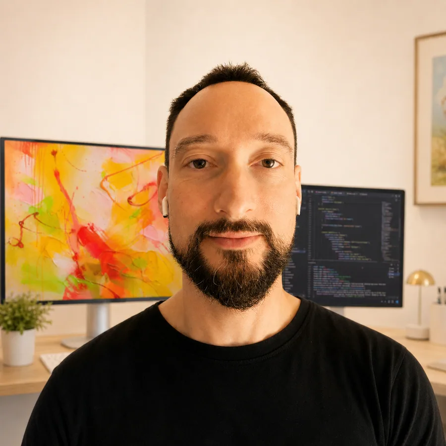 Portrait of Andrii Chumachenko
